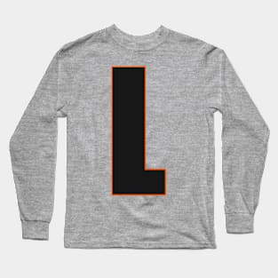 Bold in Black: L's Defining edge Long Sleeve T-Shirt